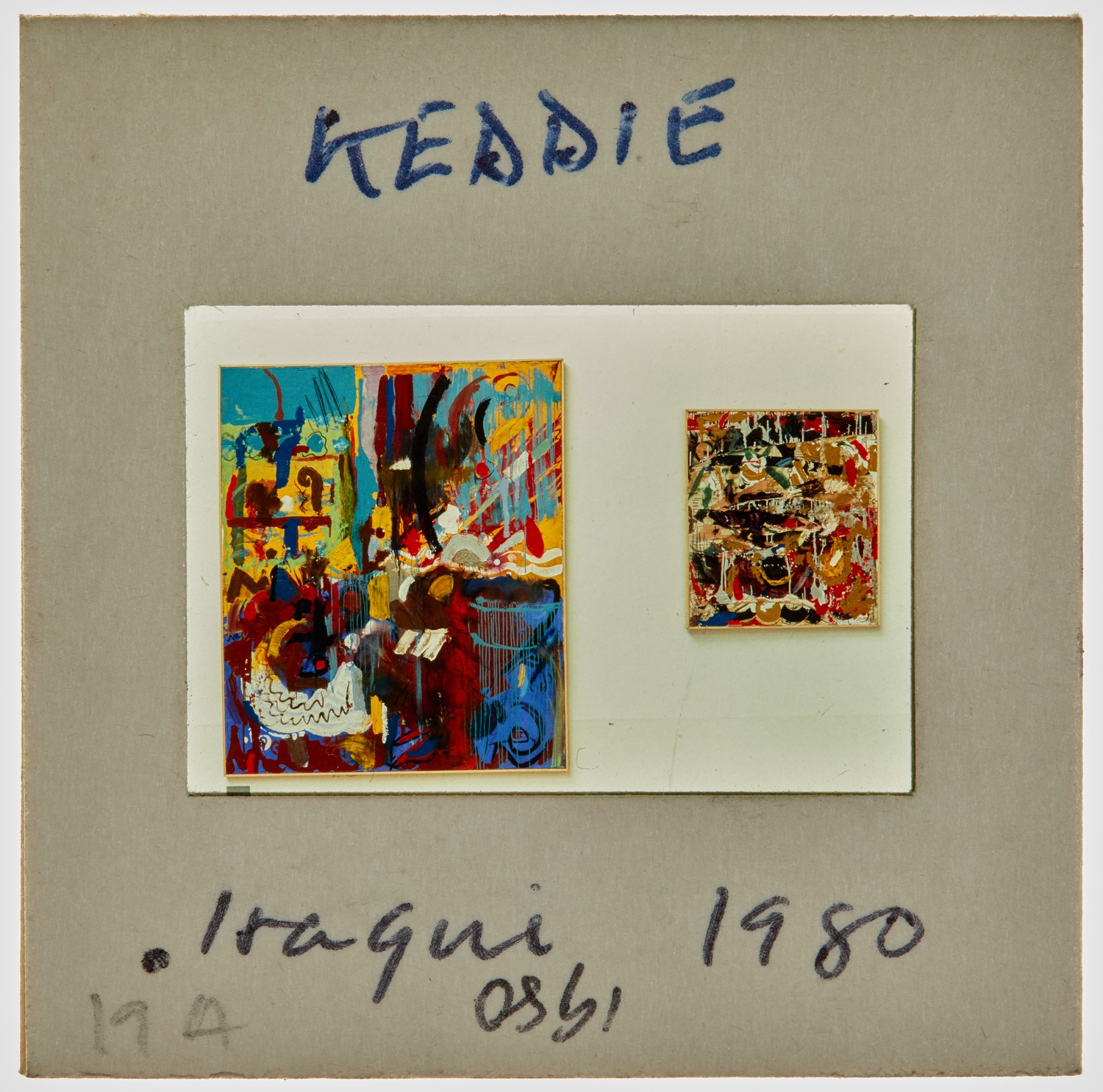 1980 Iraqi Exhibition Slide - 'Keddie'