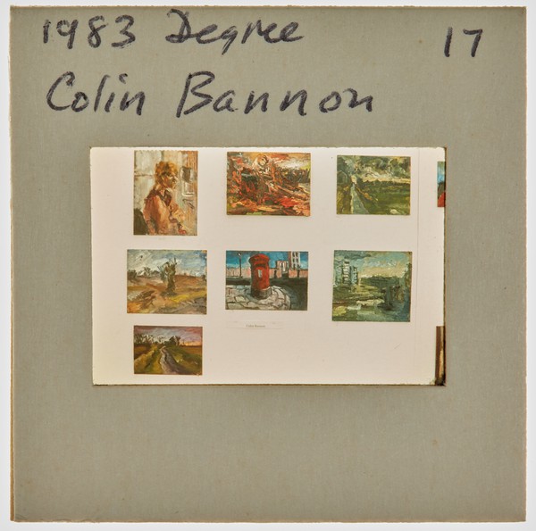 1983 BA Degree Show Slide - 'Colin Bannon'