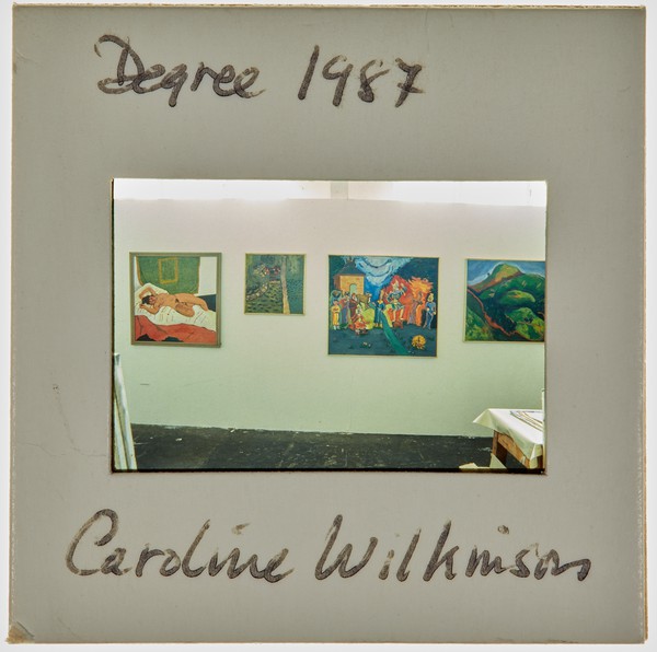 1987 BA Degree Show Slide - 'Caroline Wilkinson'