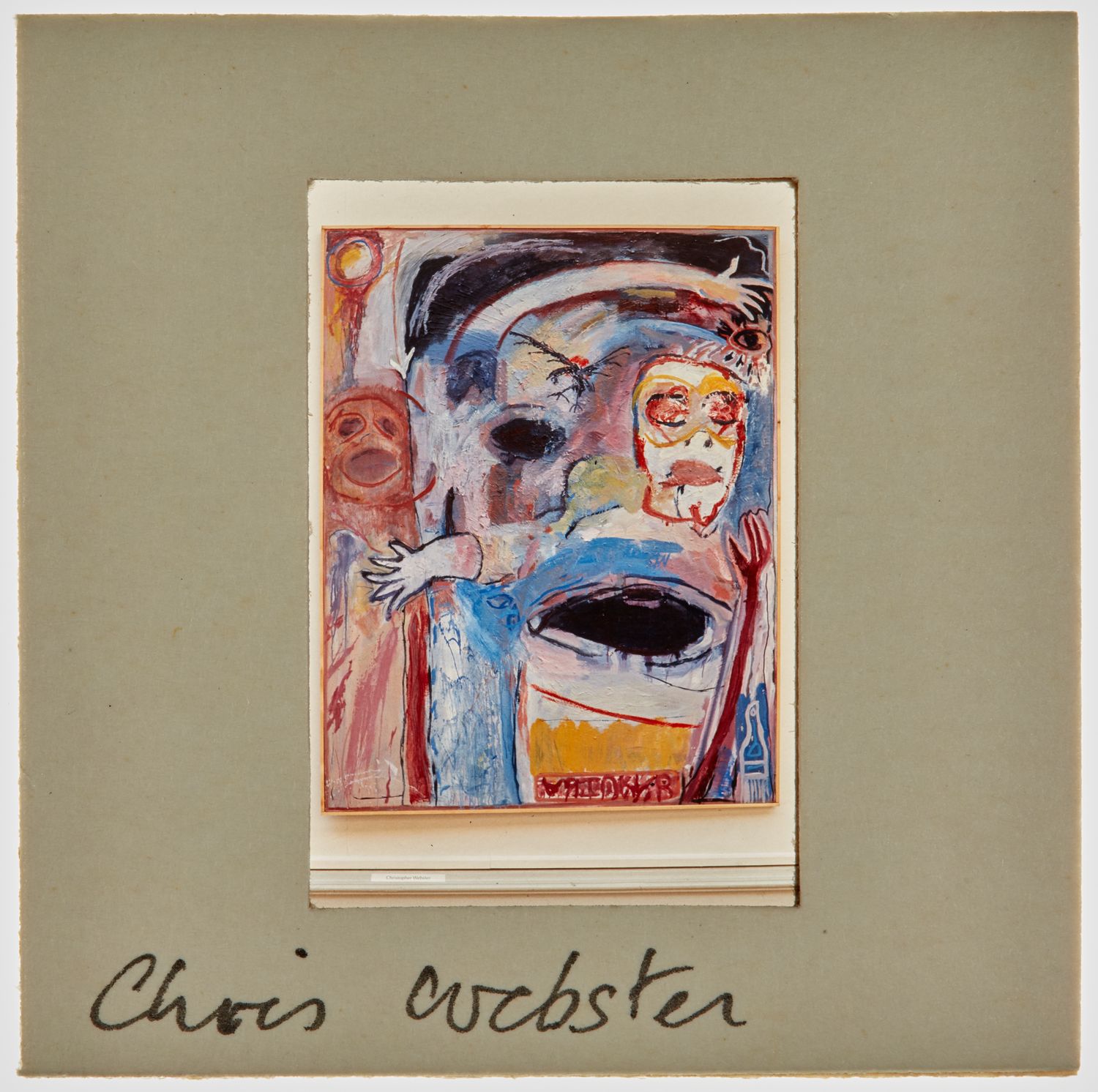 1986 South London Gallery Exhibition Slide - 'Chris Webster'