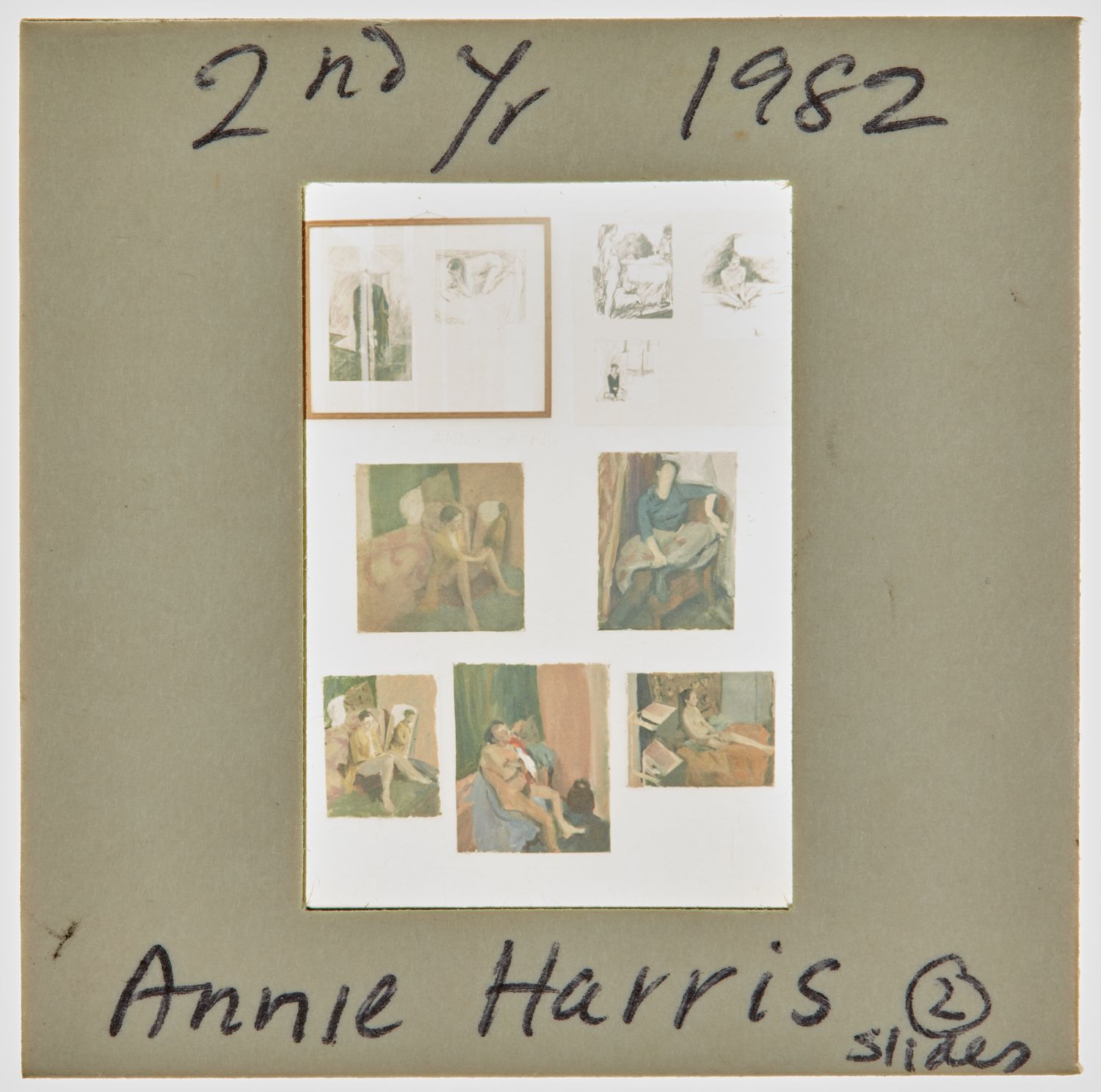 1982 2nd Year Summer Exhibition Slide - 'Annie Harris'