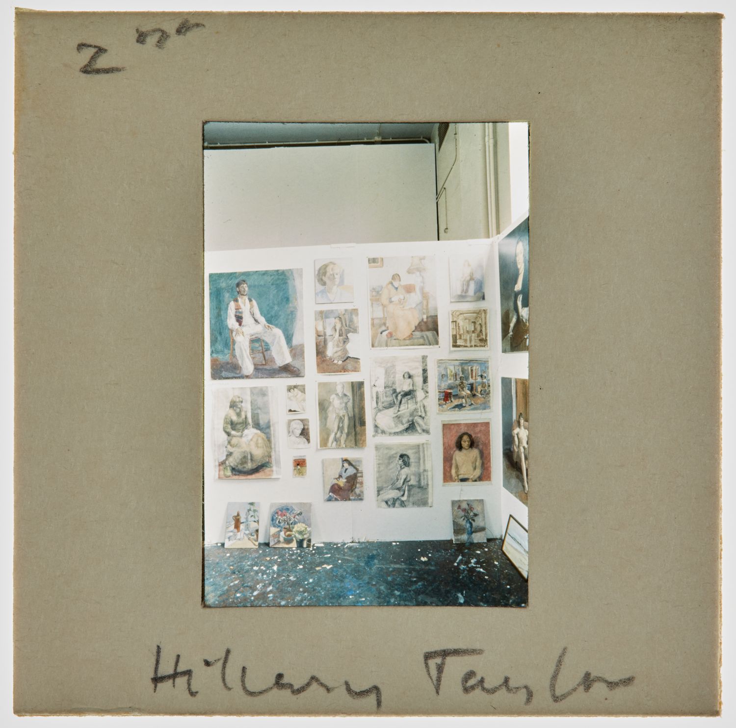 1980 2nd Year Degree Show Slide - 'Hillary Taylor'
