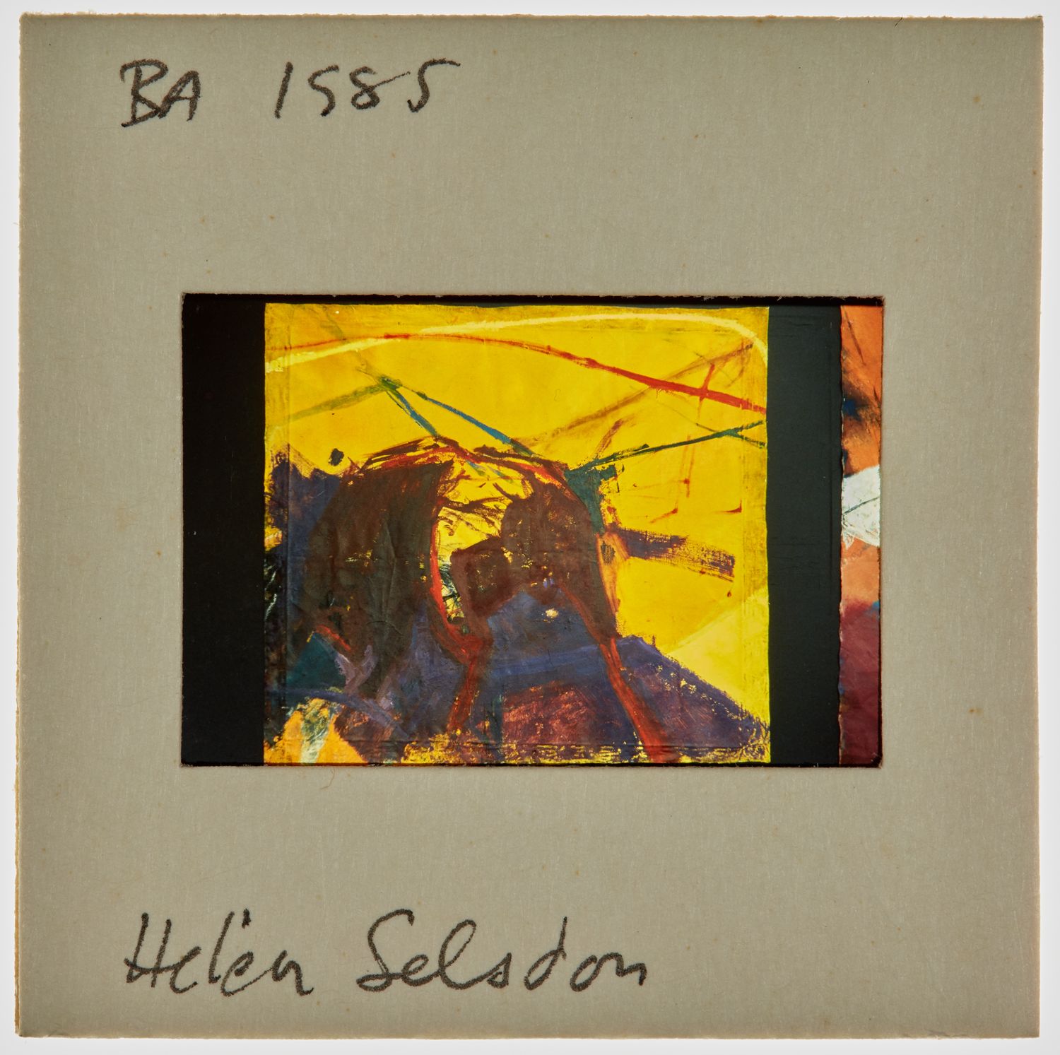1985 BA Degree Show Slide - 'Helen Selsdon'