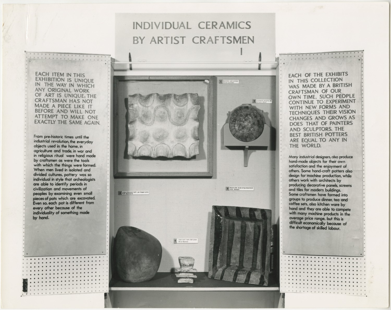 Individual Ceramics by Artist Craftsmen - Photograph