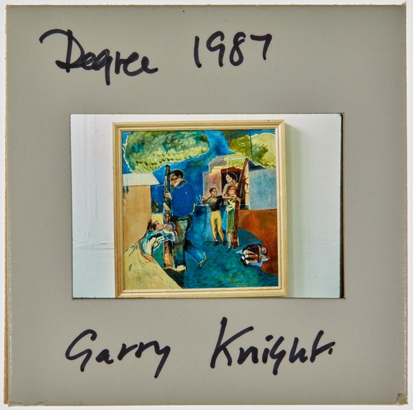 1987 BA Degree Show Slide - 'Garry Knight'