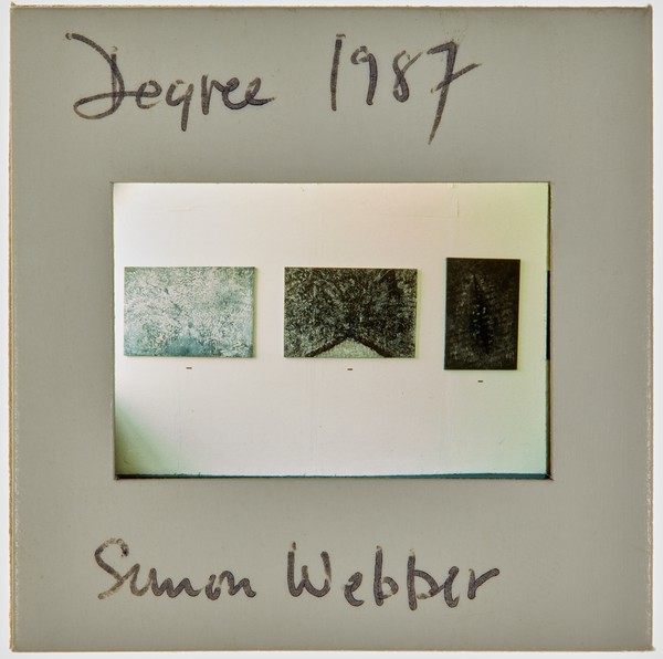 1987 BA Degree Show Slide - 'Simon Webber'