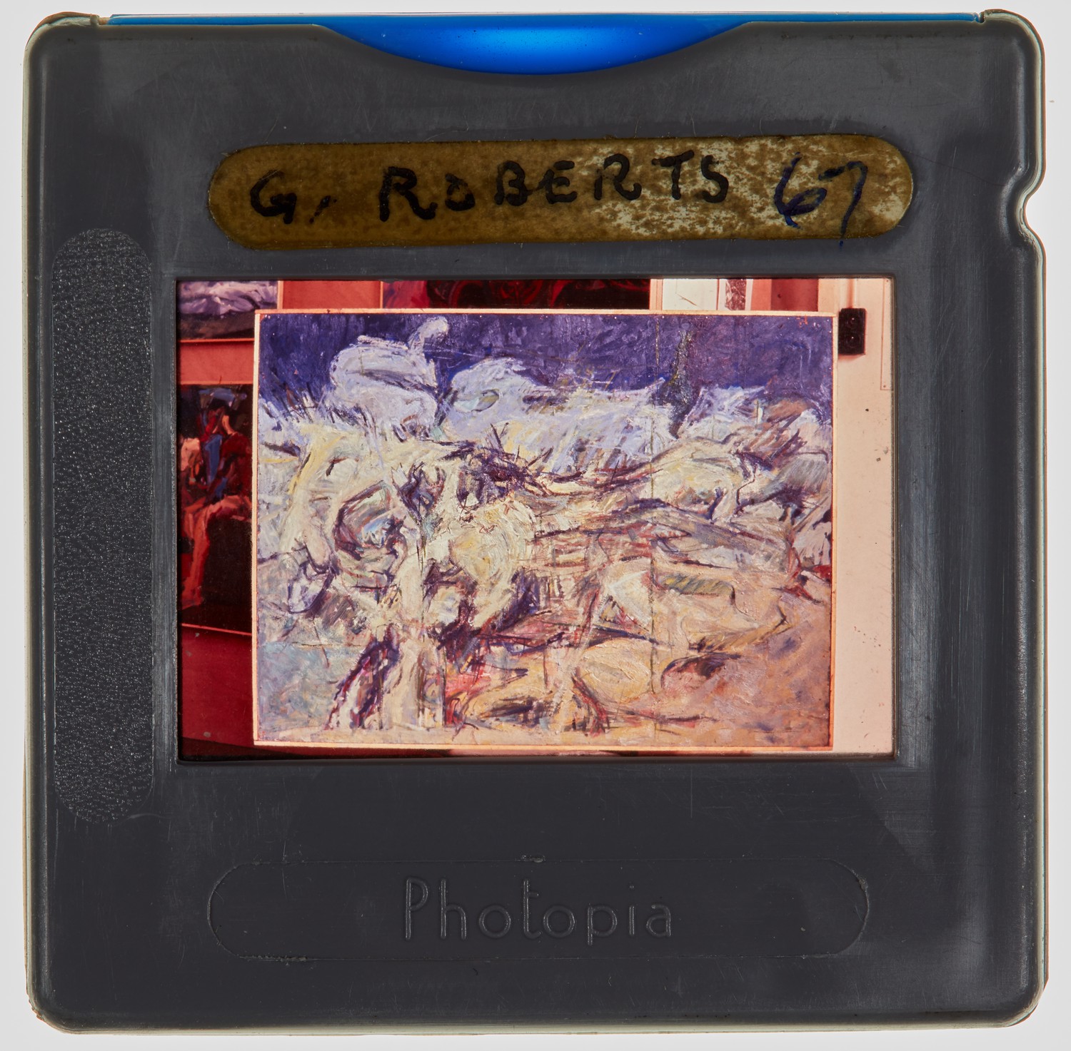 1967 Diploma in Painting Degree Show Slide - 'G Roberts'