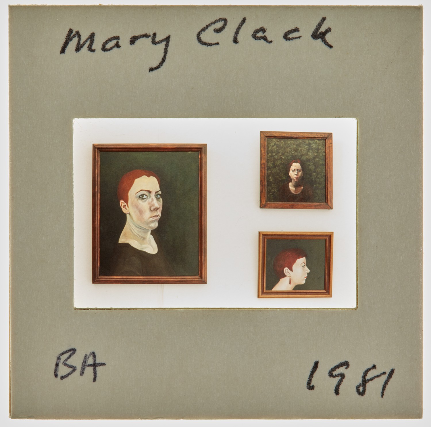 1981 BA Degree Show Slide - 'Mary Clack'