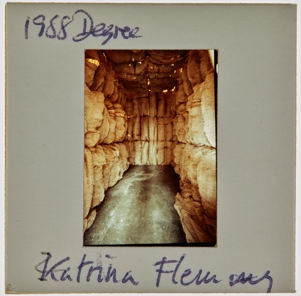 1988 BA Sculpture Degree Show Slide - 'Katrina Fleming'