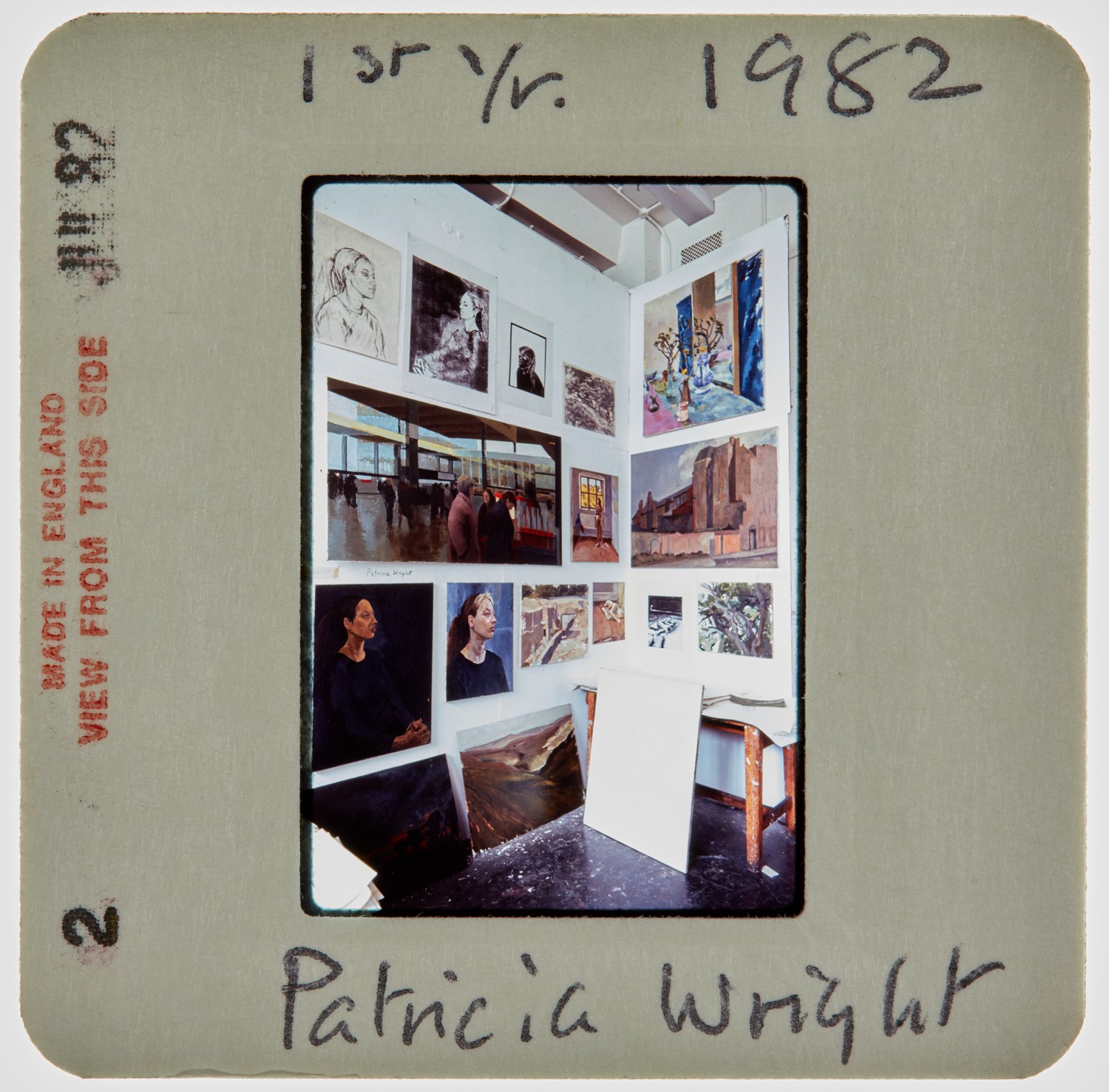 1982 1st Year Summer Exhibition Slide - 'Patricia Wright'