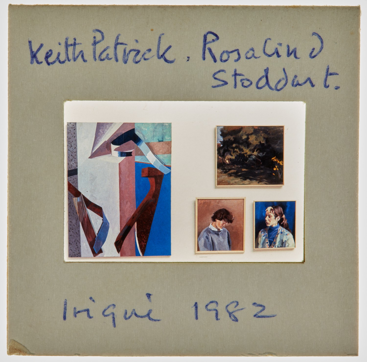 1982 Iraqi Exhibition Slide - 'Keith Patrick', 'Rosalind Stoddart'