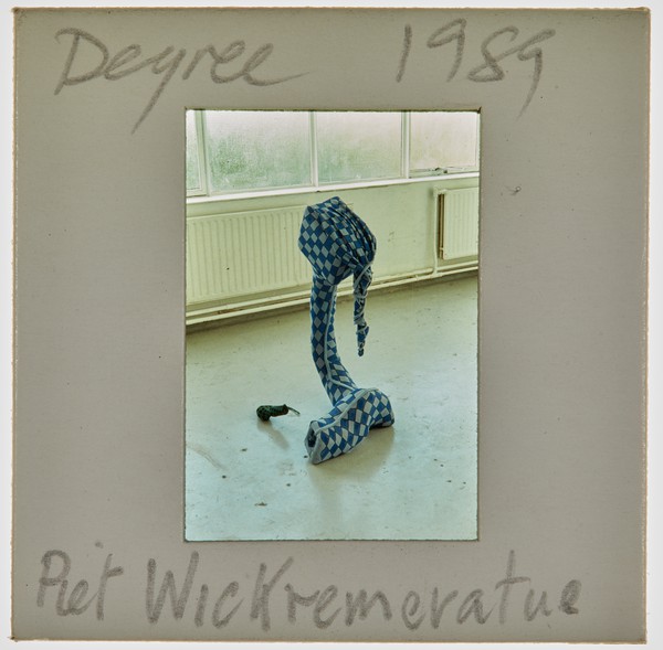 1989 BA Degree Show Slide - 'Piet Wickremeratue'