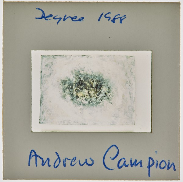 1988 BA Painting Degree Show Slide - 'Andrew Campion'
