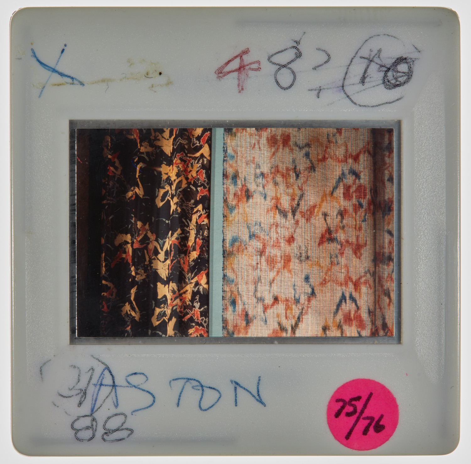 1976 3rd Year Degree Show Slide - 'Aston'