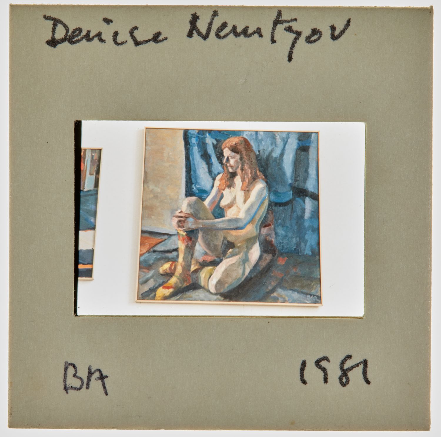 1981 BA Degree Show Slide - 'Denise Nemtzov'