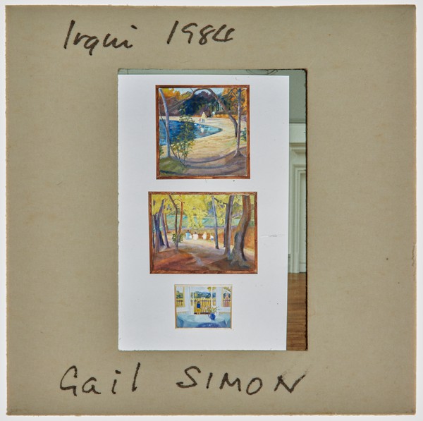 1984 Iraqi Exhibition Slide - 'Gail Simon'