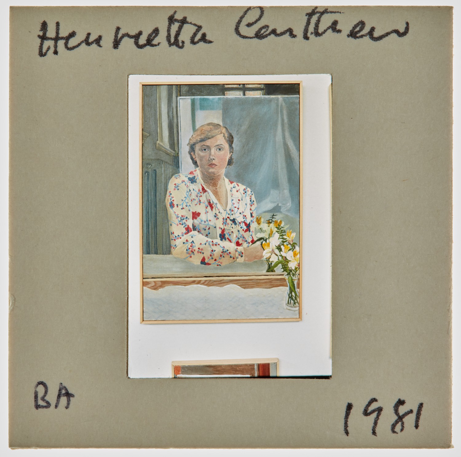 1981 BA Degree Show Slide - 'Henrietta Carthew'