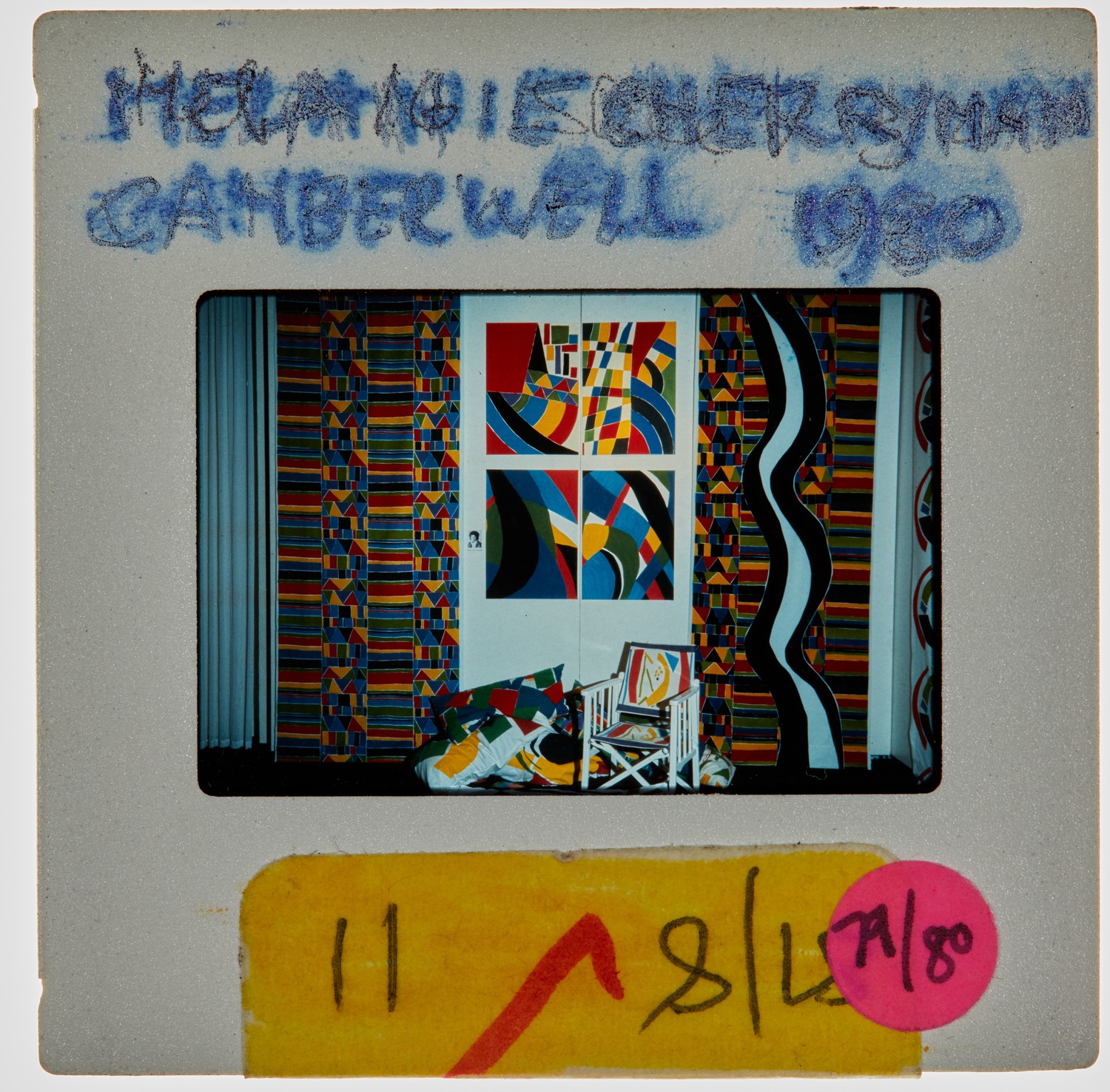 1980 3rd Year Degree Show Slide - 'Melanie Cherryman'