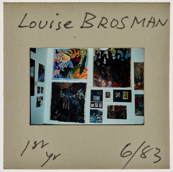 1983 1st Year Degree Show Slide - 'Louise Brosman'