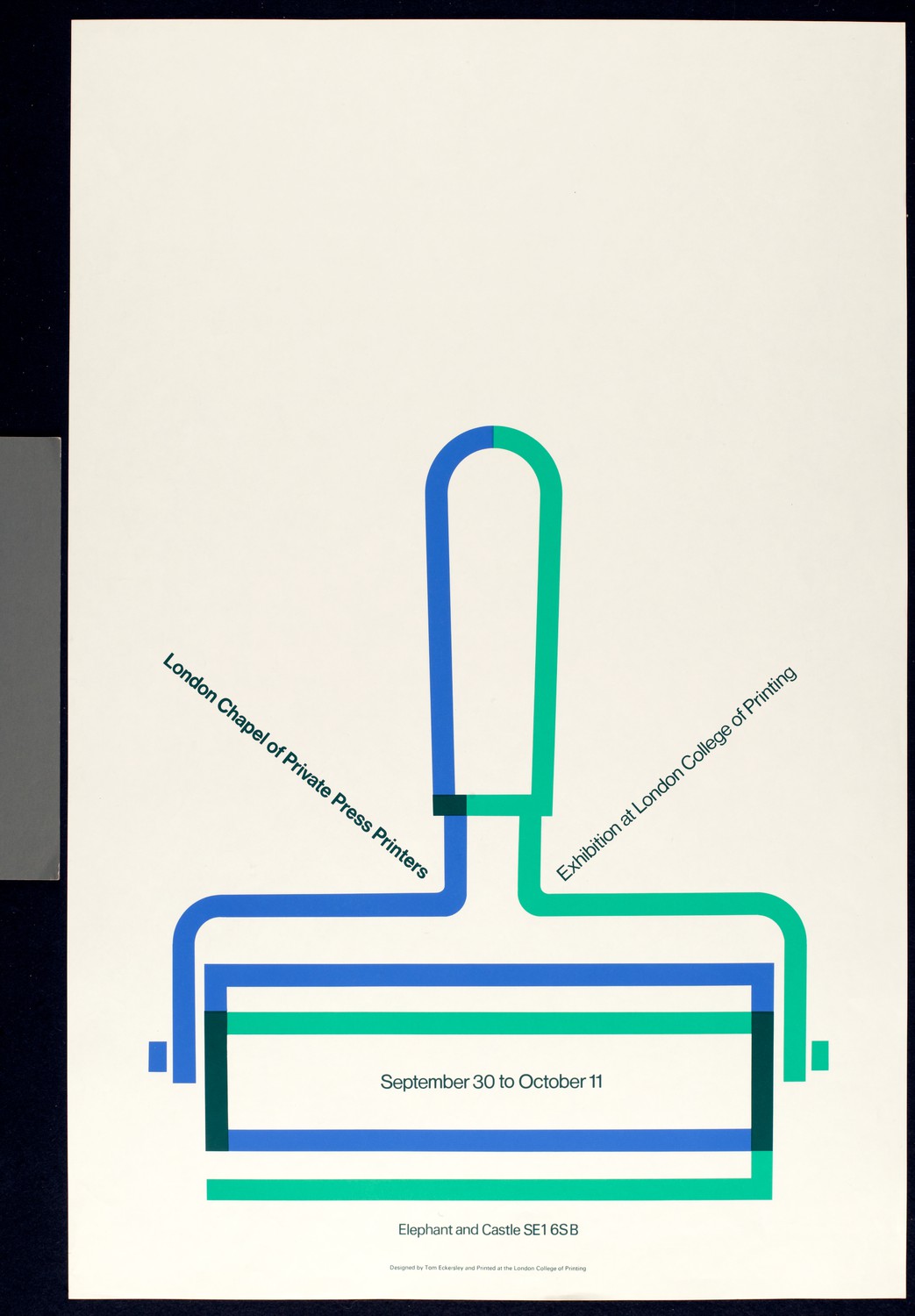 'London Chapel of Private Press Printers' poster