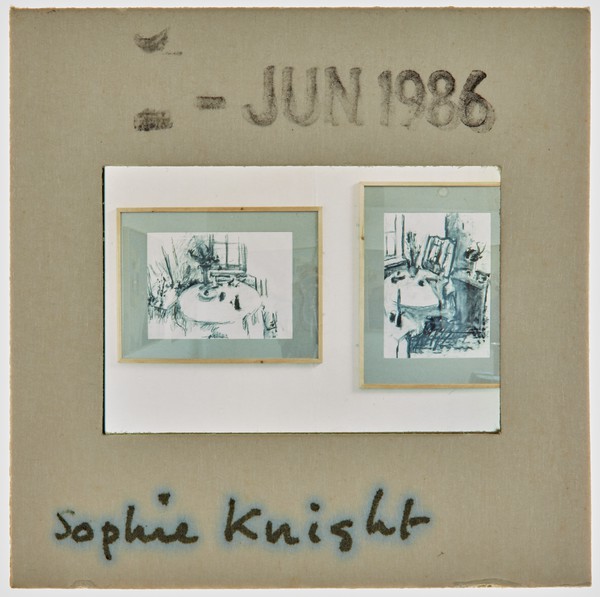 1986 BA Degree Show Slide - 'Sophie Knight'