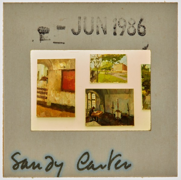1986 BA Degree Show Slide - 'Sandy Carter'