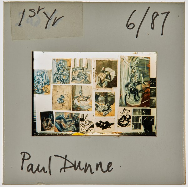 1987 1st Year Degree Show Slide - 'Paul Dunne'