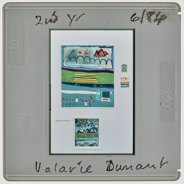 1984 2nd Year Degree Show Slide - 'Valerie Dunant'