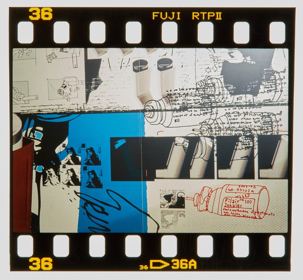 2000 BA(Hons) Graphic Design Degree Show Slide - Creator unknown