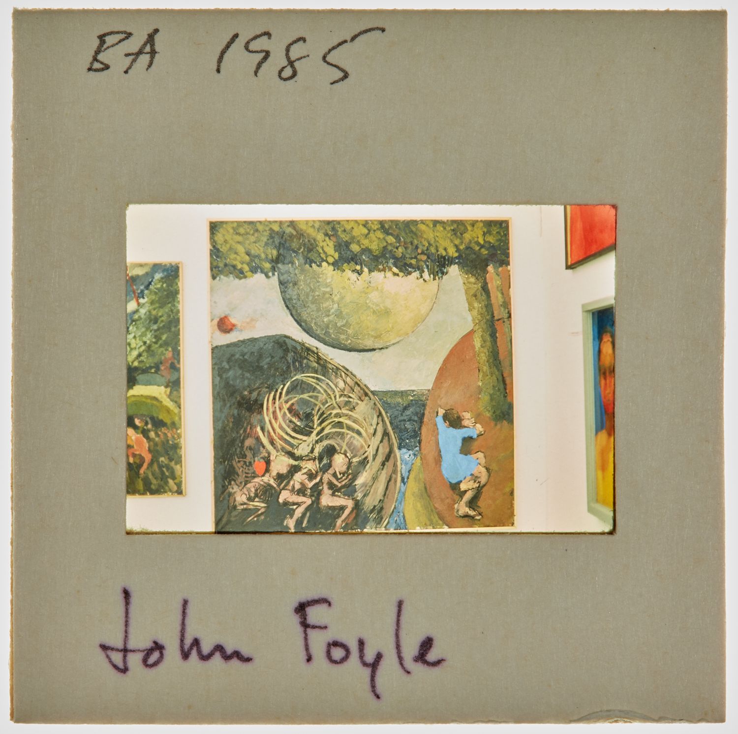 1985 BA Degree Show Slide - 'John Foyle'