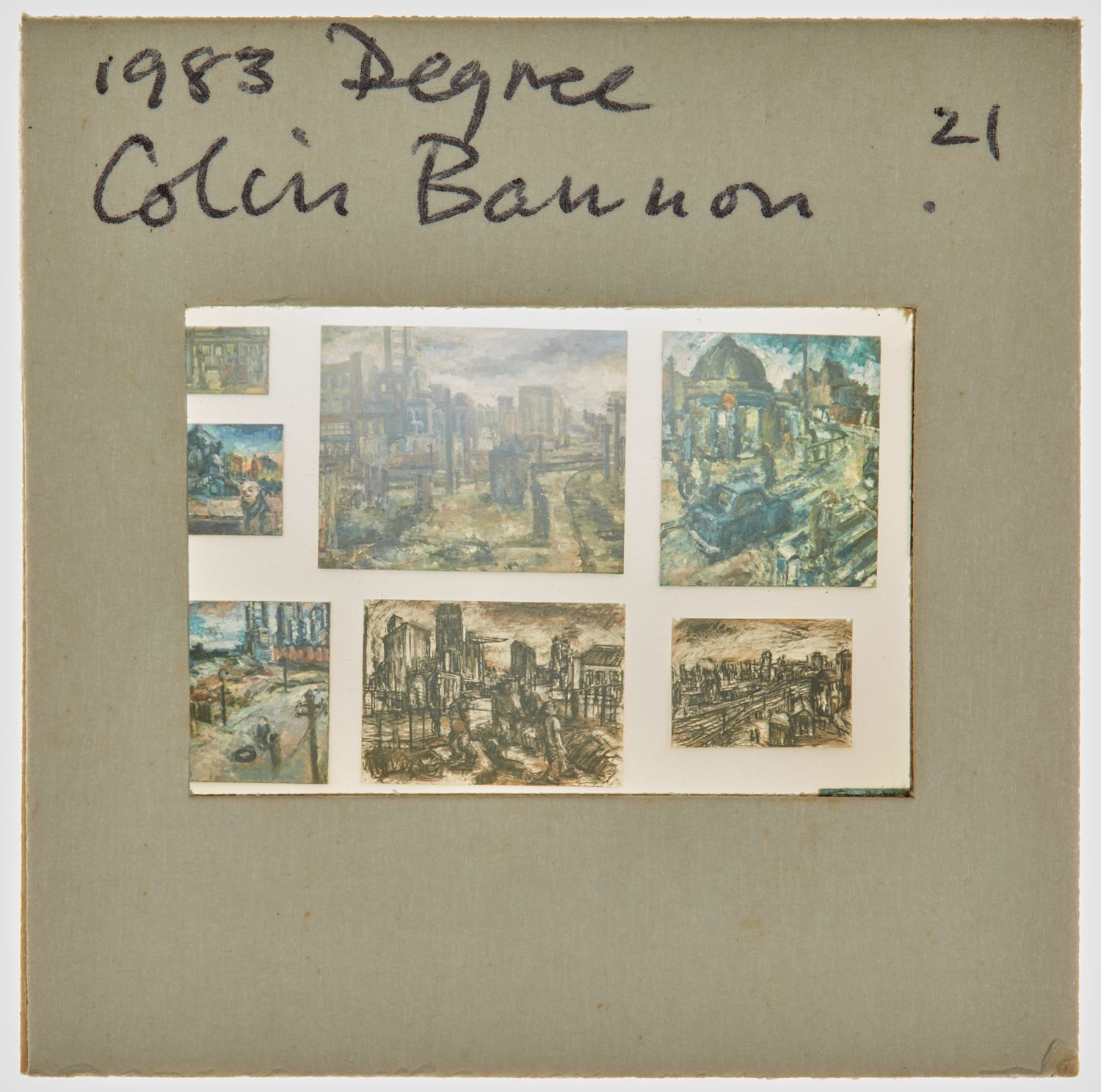 1983 BA Degree Show Slide - 'Colin Bannon'