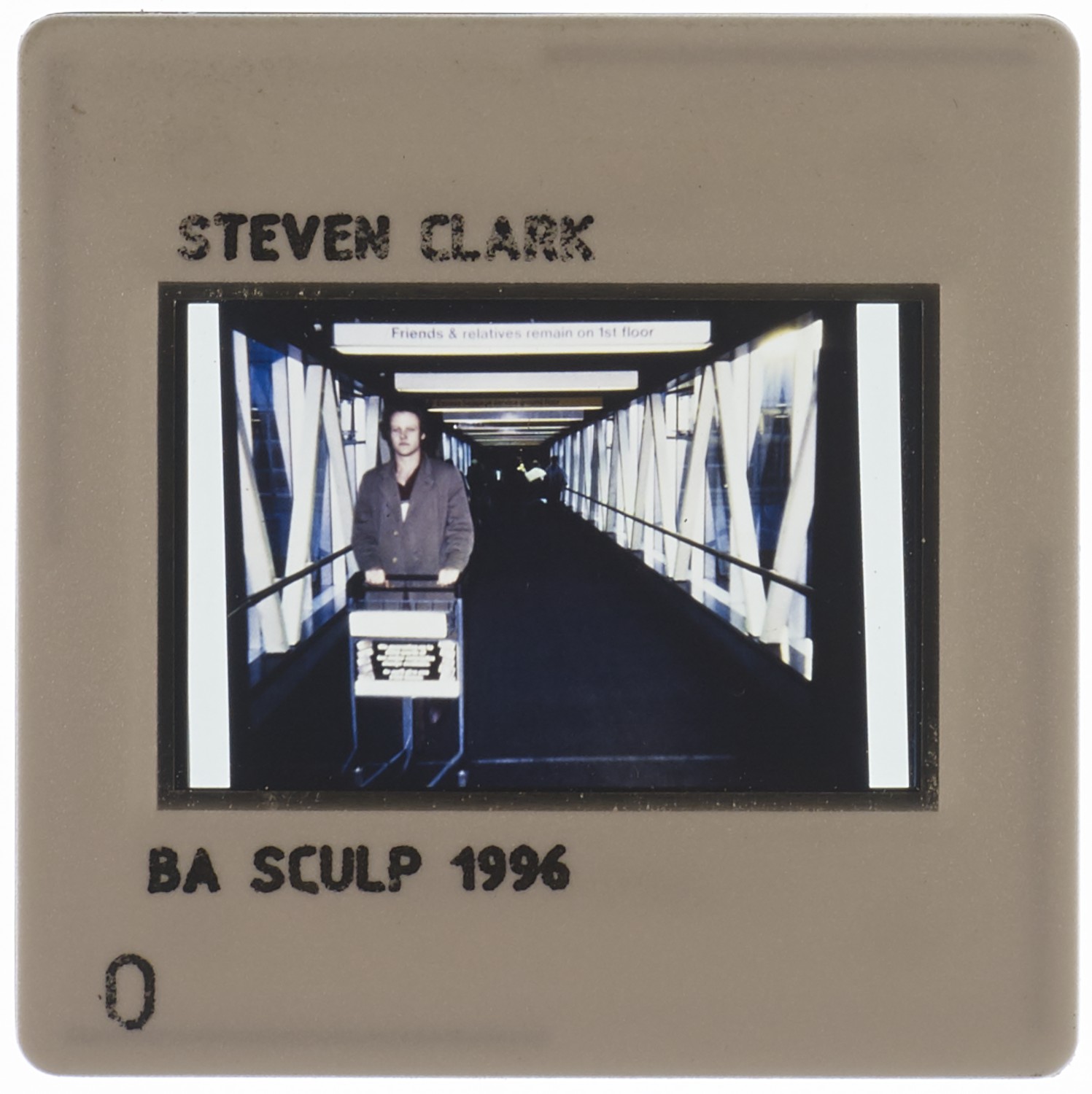 1996 BA Fine Art Sculpture Degree Show Slide - 'Steven Clark'