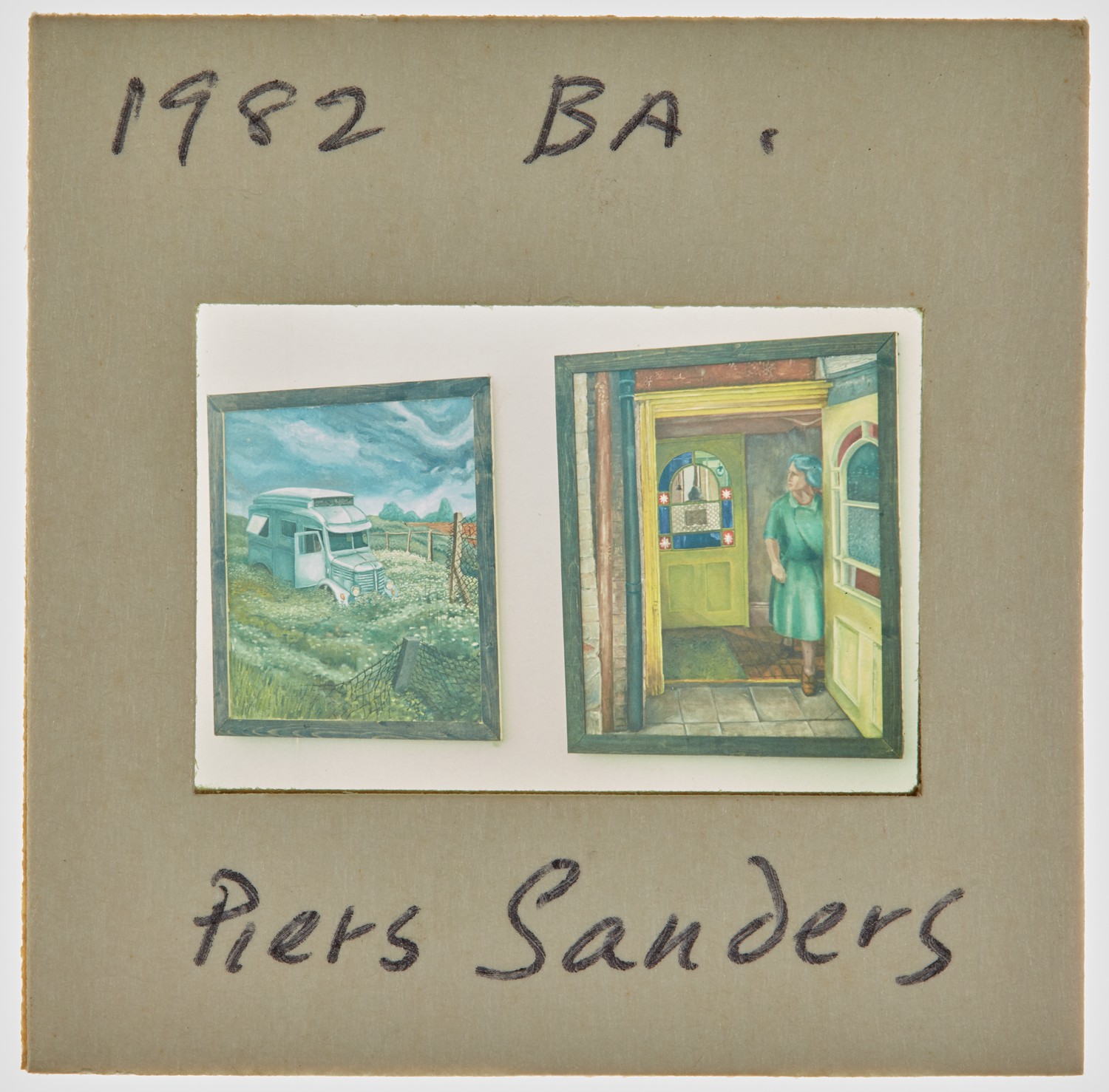 1982 BA Degree Show Slide - 'Piers Sanders'