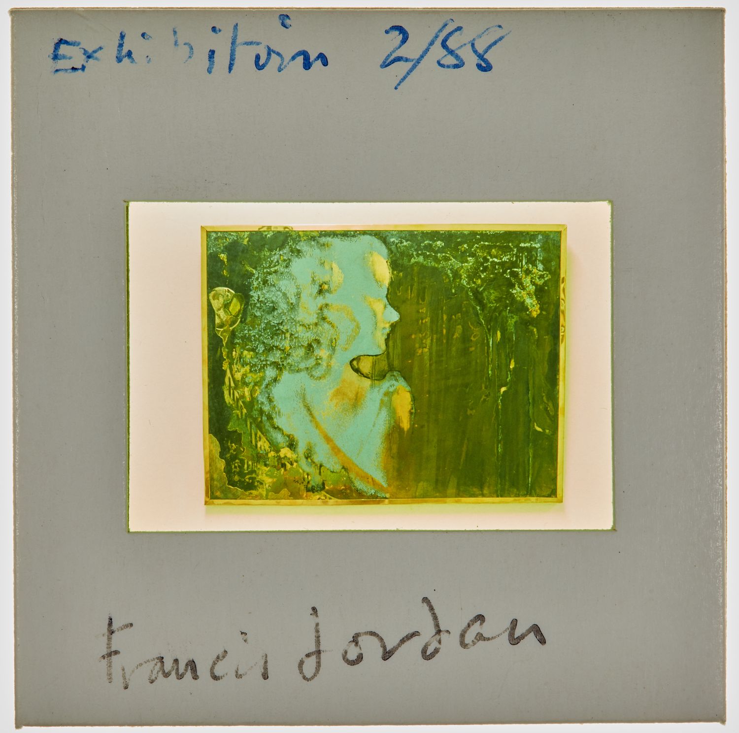 1988 BA Painting Exhibition Slide - 'Francis Jordan'