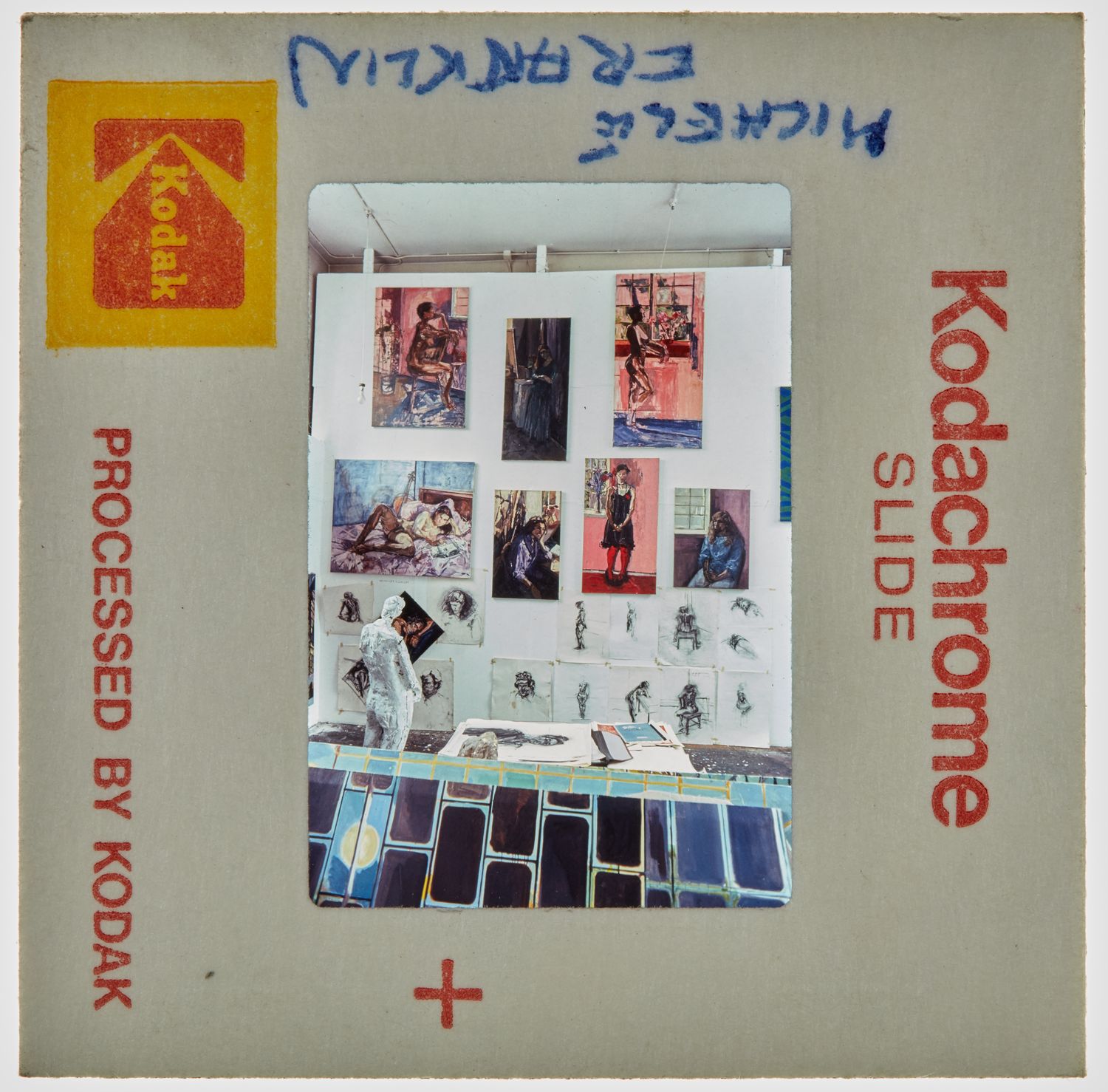 1980 2nd Year Degree Show Slide - 'Michele Franklin'