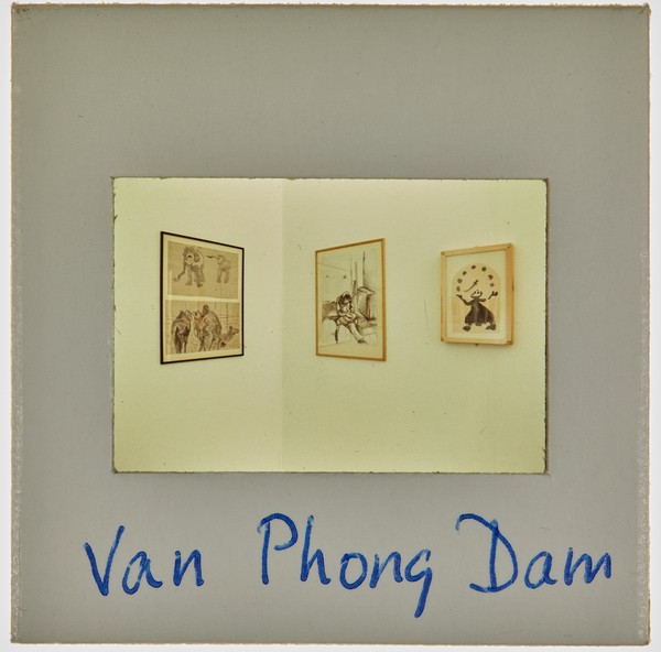 1988 BA Painting Degree Show Slide - 'Van Phong Dam'