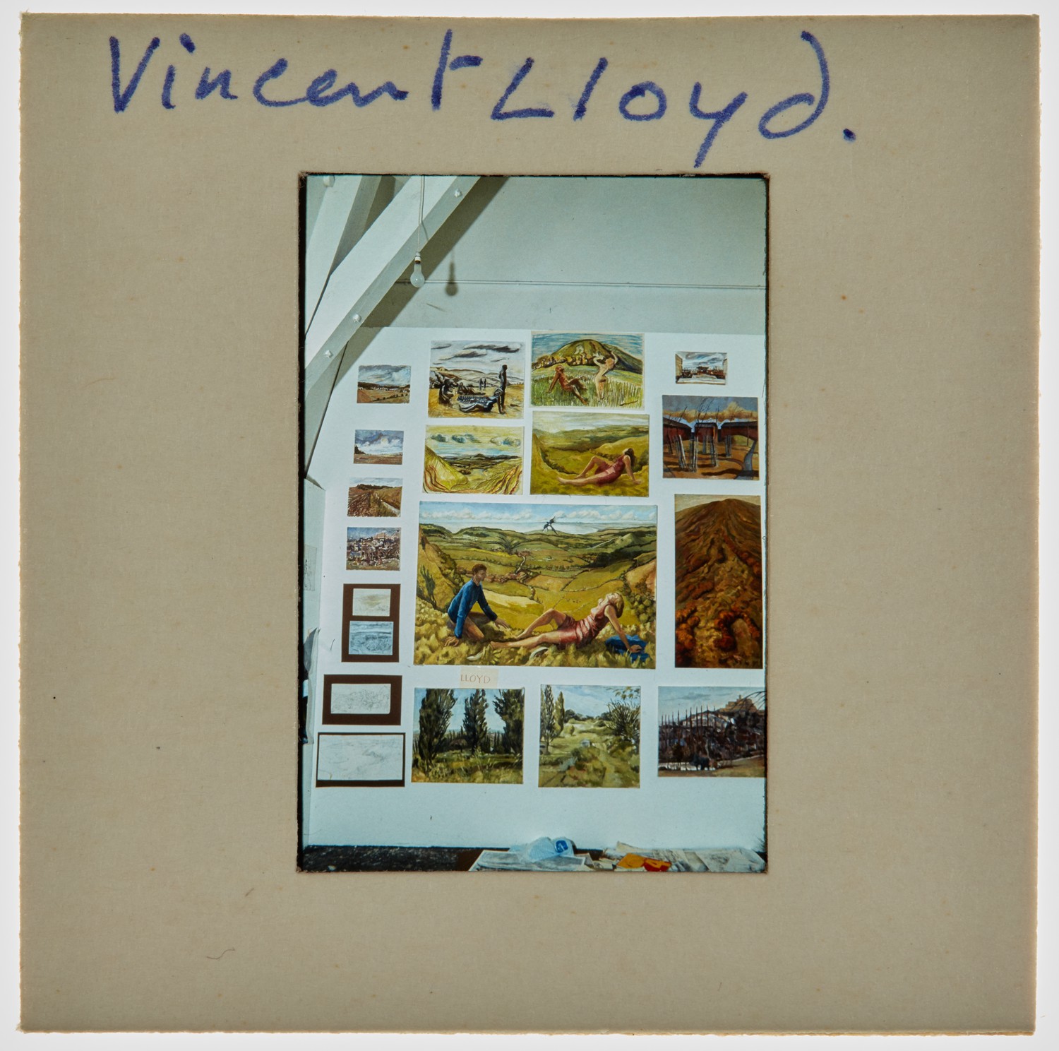1983 2nd Year Degree Show Slide - 'Vincent Lloyd'