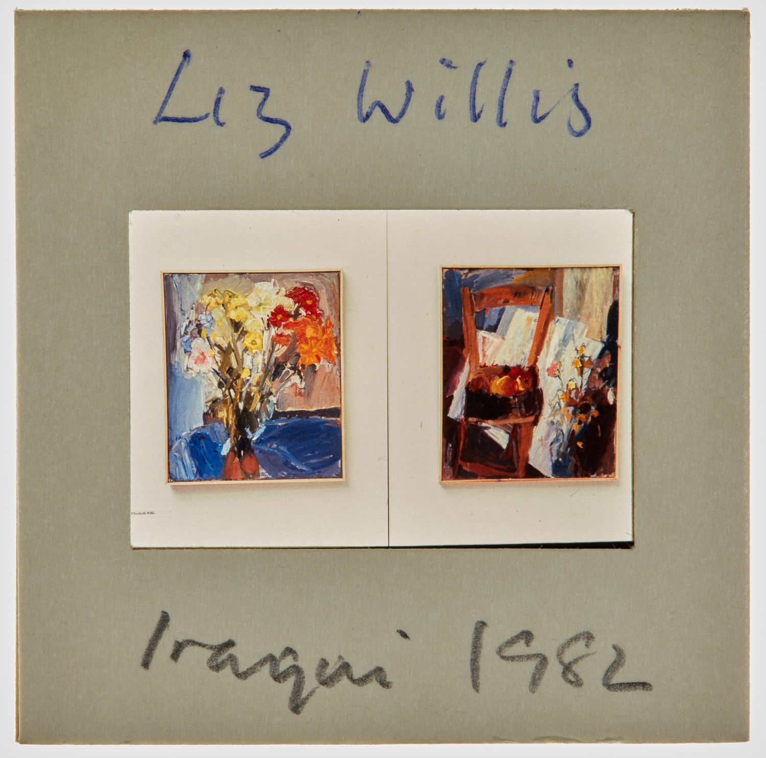 1982 Iraqi Exhibition Slide - 'Liz Willis'