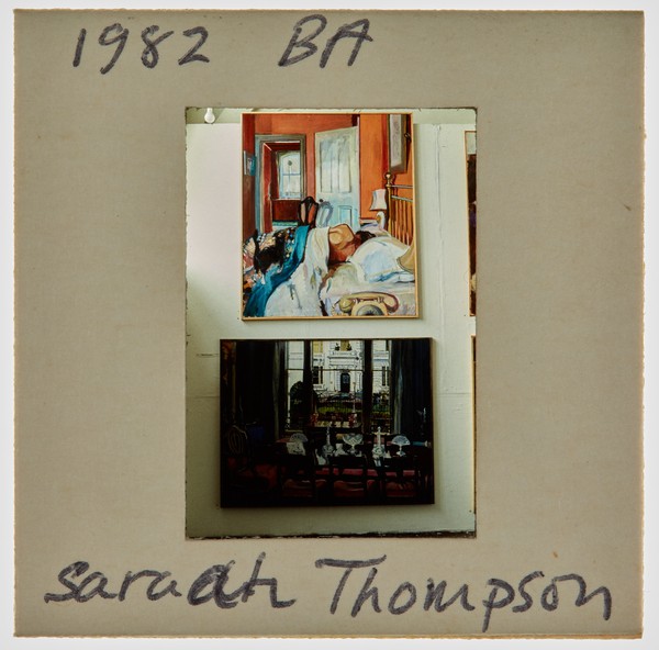 1982 BA Degree Show Slide - 'Sarah Thompson'