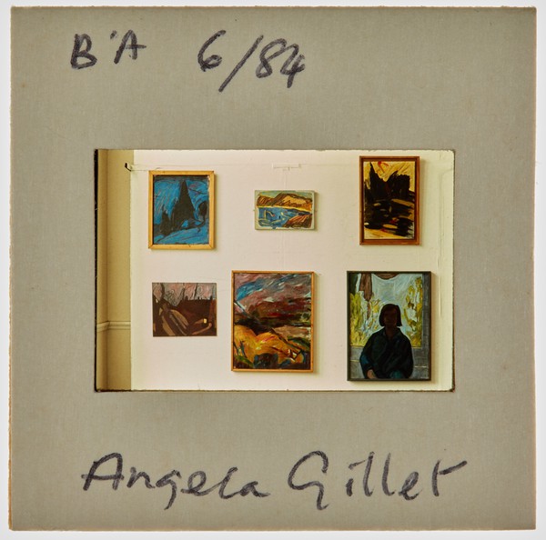 1984 BA Degree Show Slide - 'Angela Gillet'