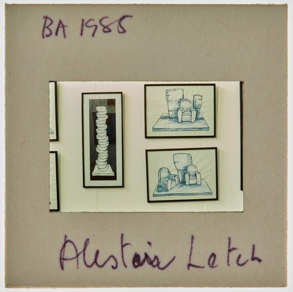 1985 BA Degree Show Slide - 'Alistair Letch'