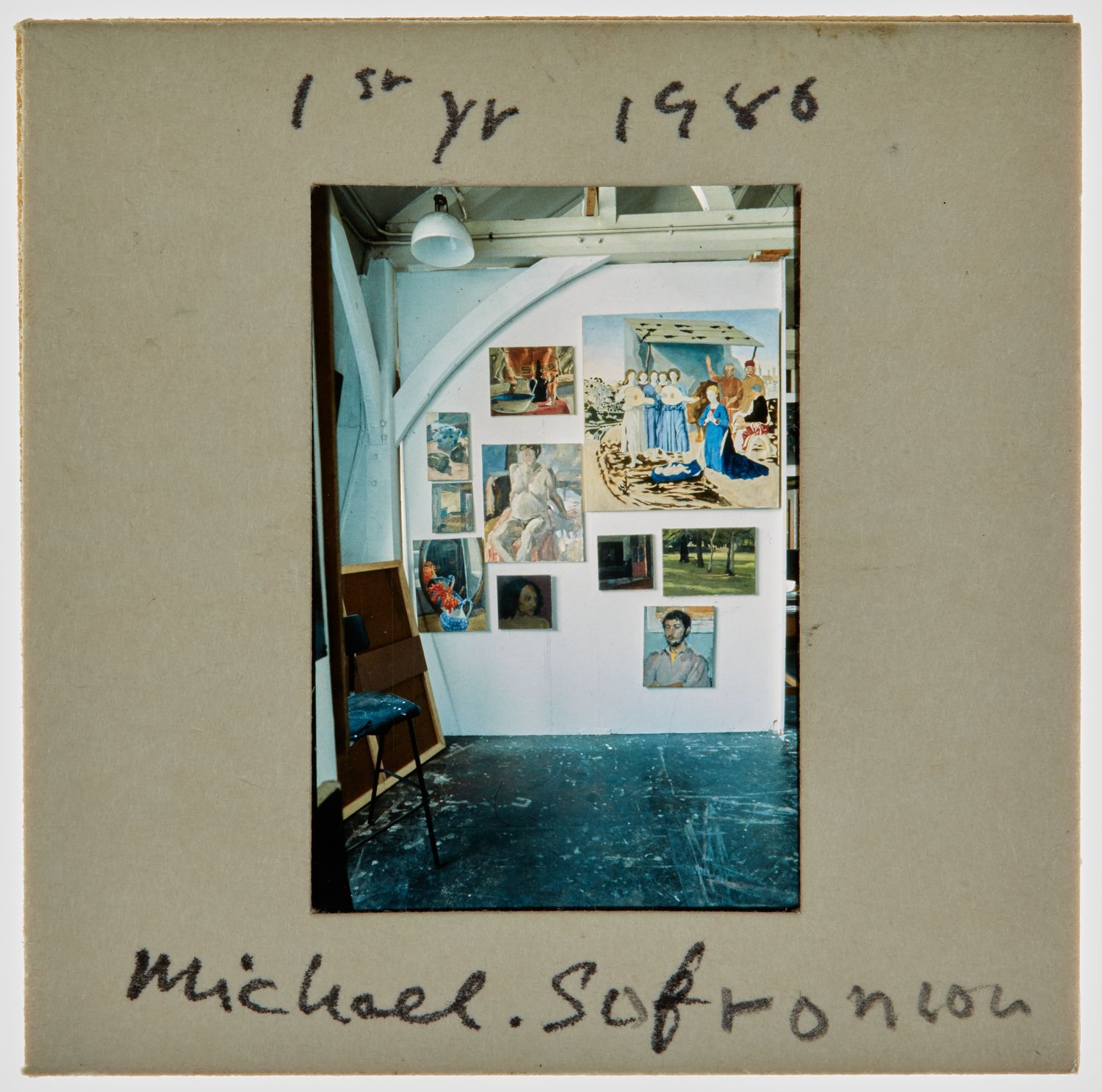1980 1st Year Degree Show Slide - 'Michael Sofroniou'