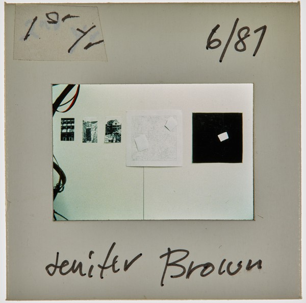1987 1st Year Degree Show Slide - 'Jennifer Brown'