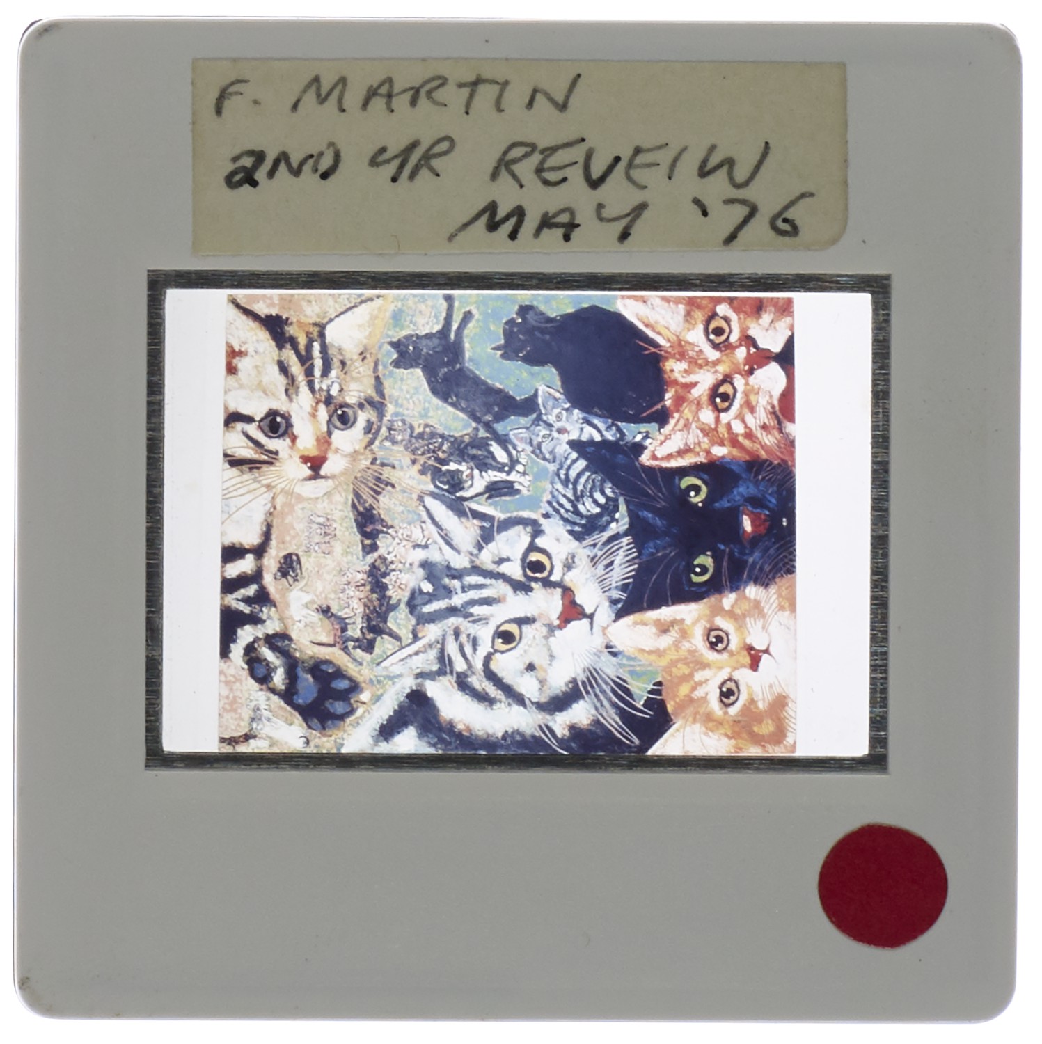 1976 [Painting] YR2 Degree Show Slide - 'F Martin'
