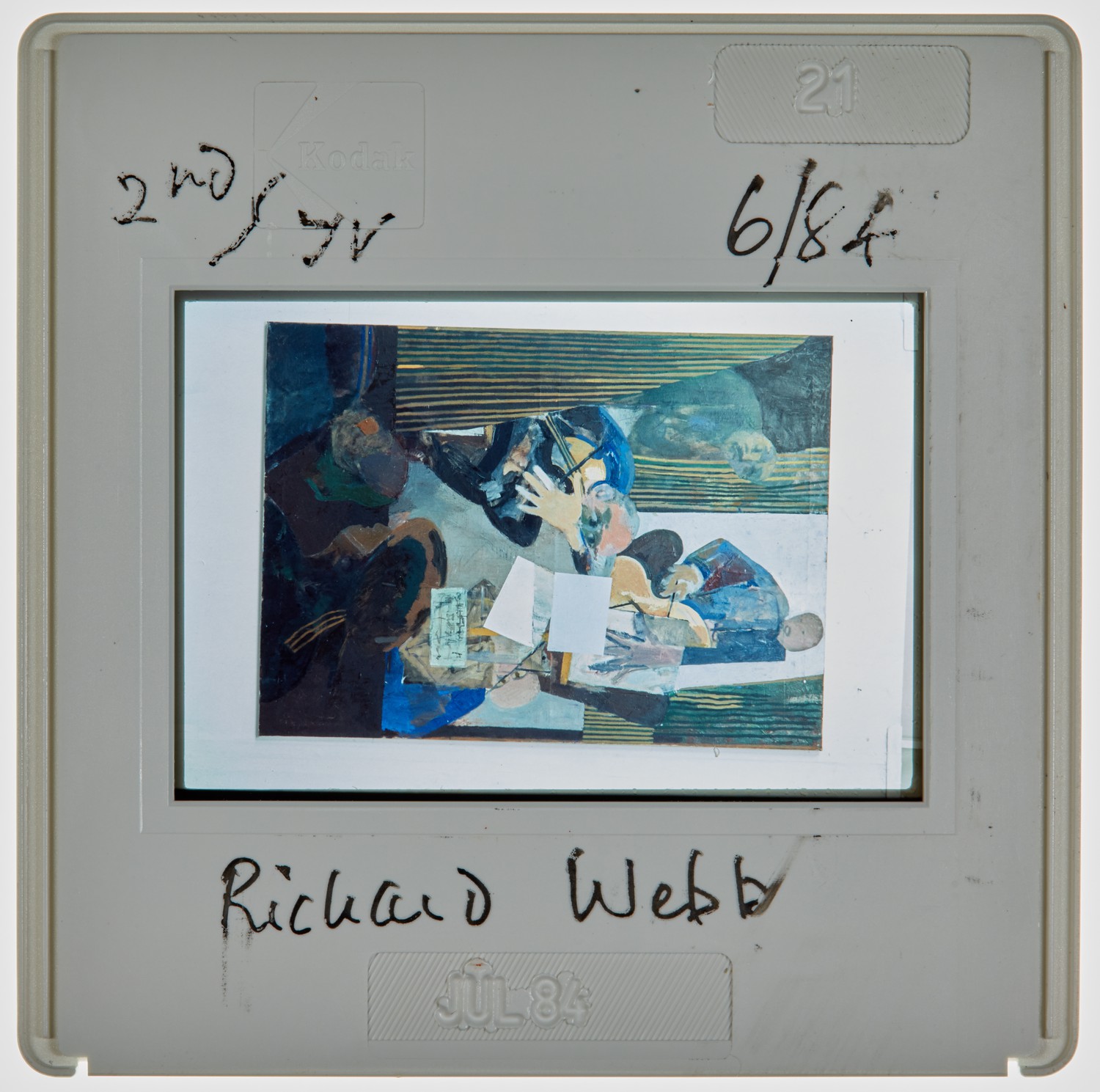 1984 2nd Year Degree Show Slide - 'Richard Webb'