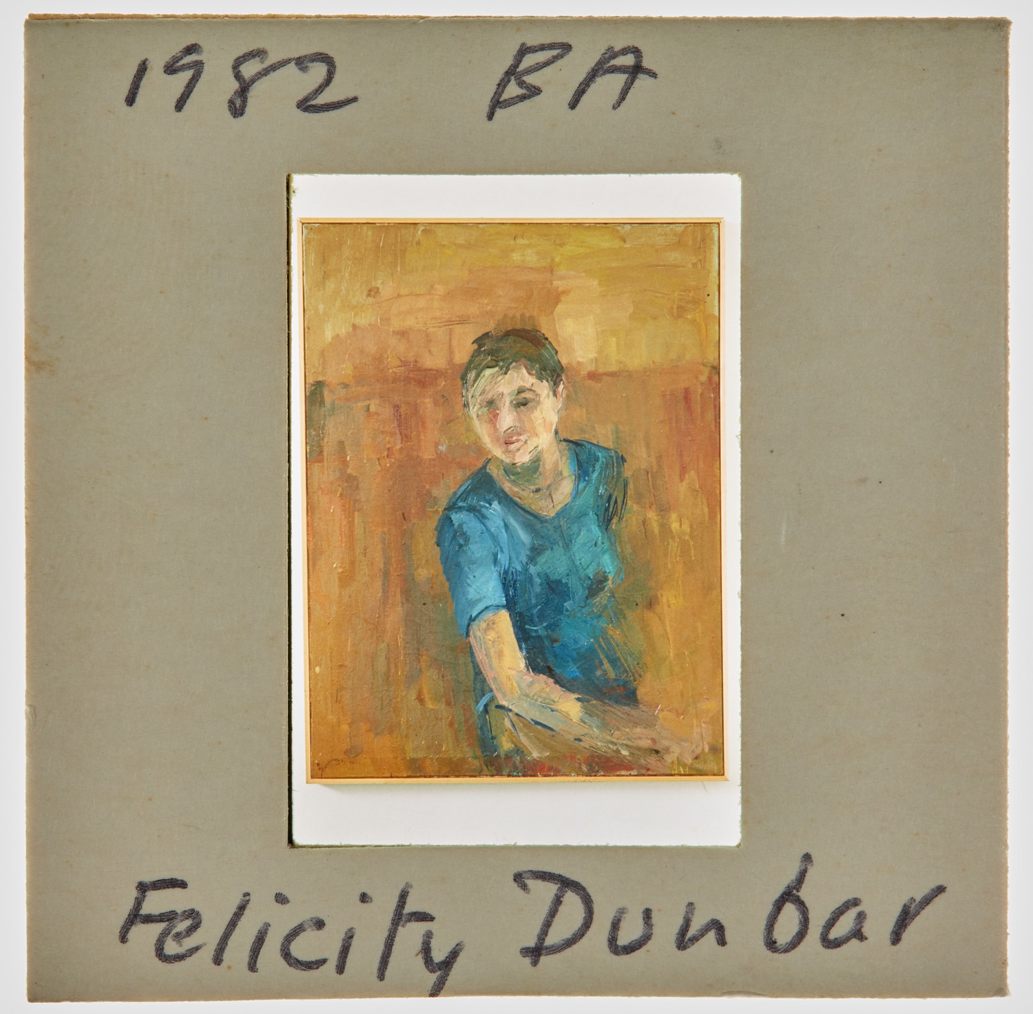 1982 BA Degree Show Slide - 'Felicity Dunbar'