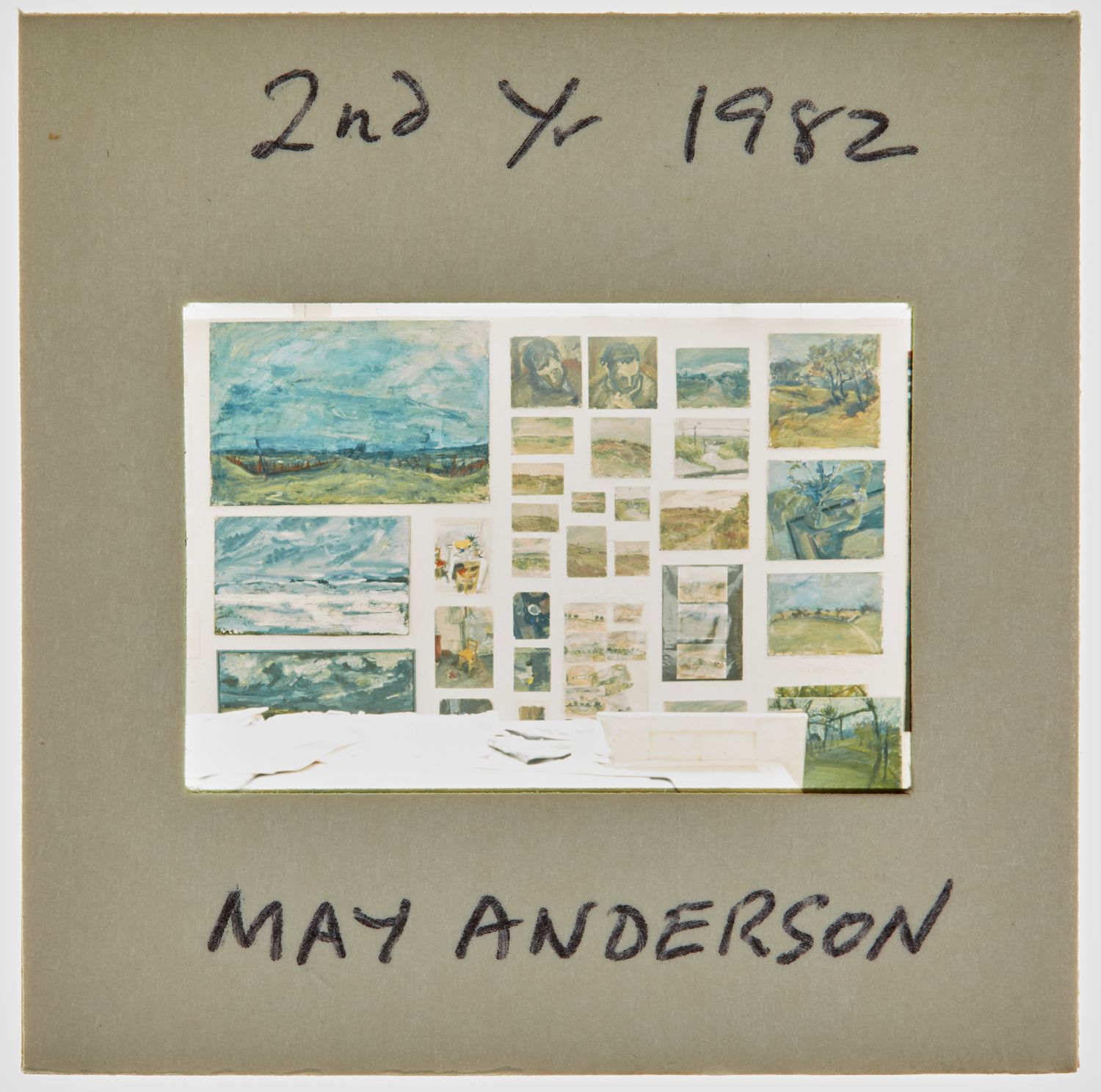 1982 2nd Year Summer Exhibition Slide - 'May Anderson'