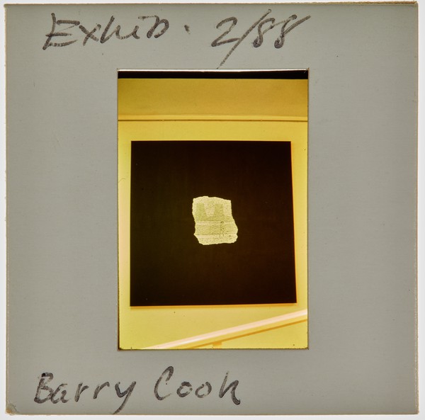 1988 BA Painting Exhibition Slide - 'Barry Cook'