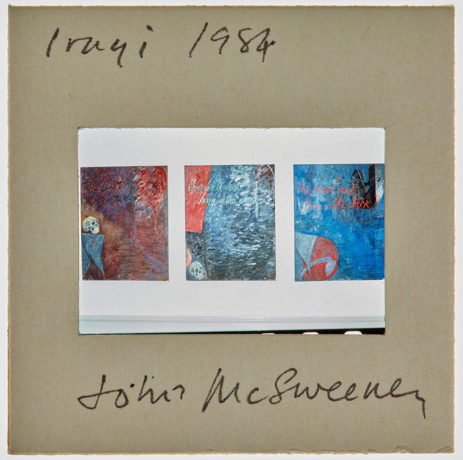 1984 Iraqi Exhibition Slide - 'John McSweeney'