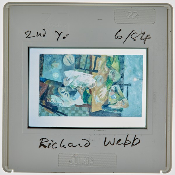 1984 2nd Year Degree Show Slide - 'Richard Webb'